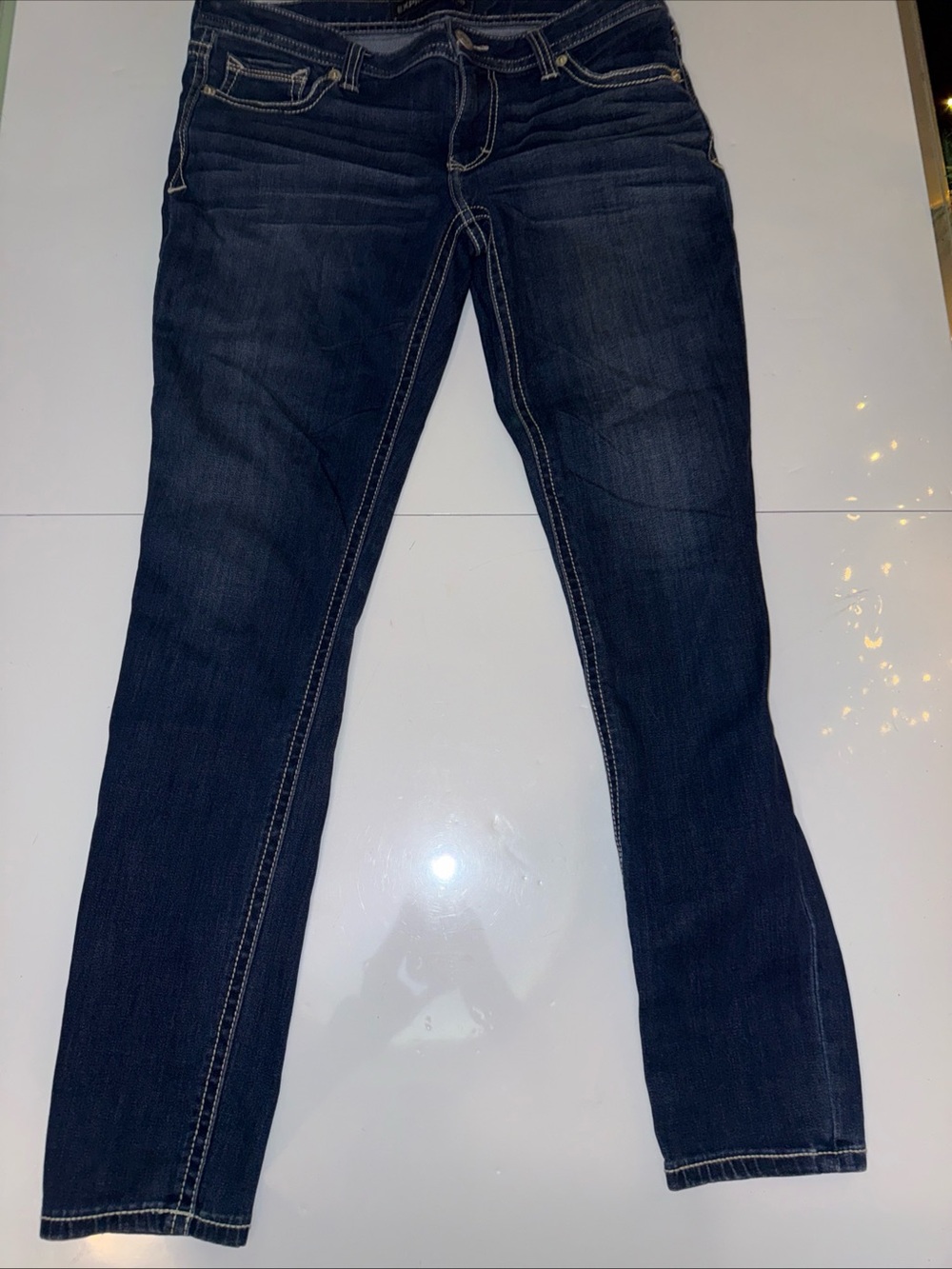 Womens Express Low Rise Jeans Size 12R Blue Jeans Denim